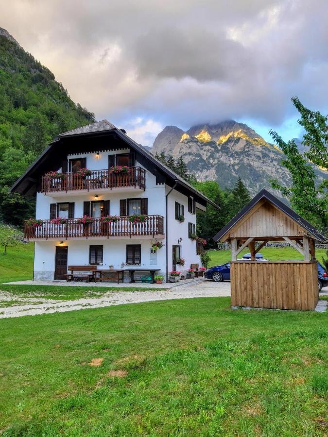 Apartments And Rooms Kravanja Trenta Exterior foto