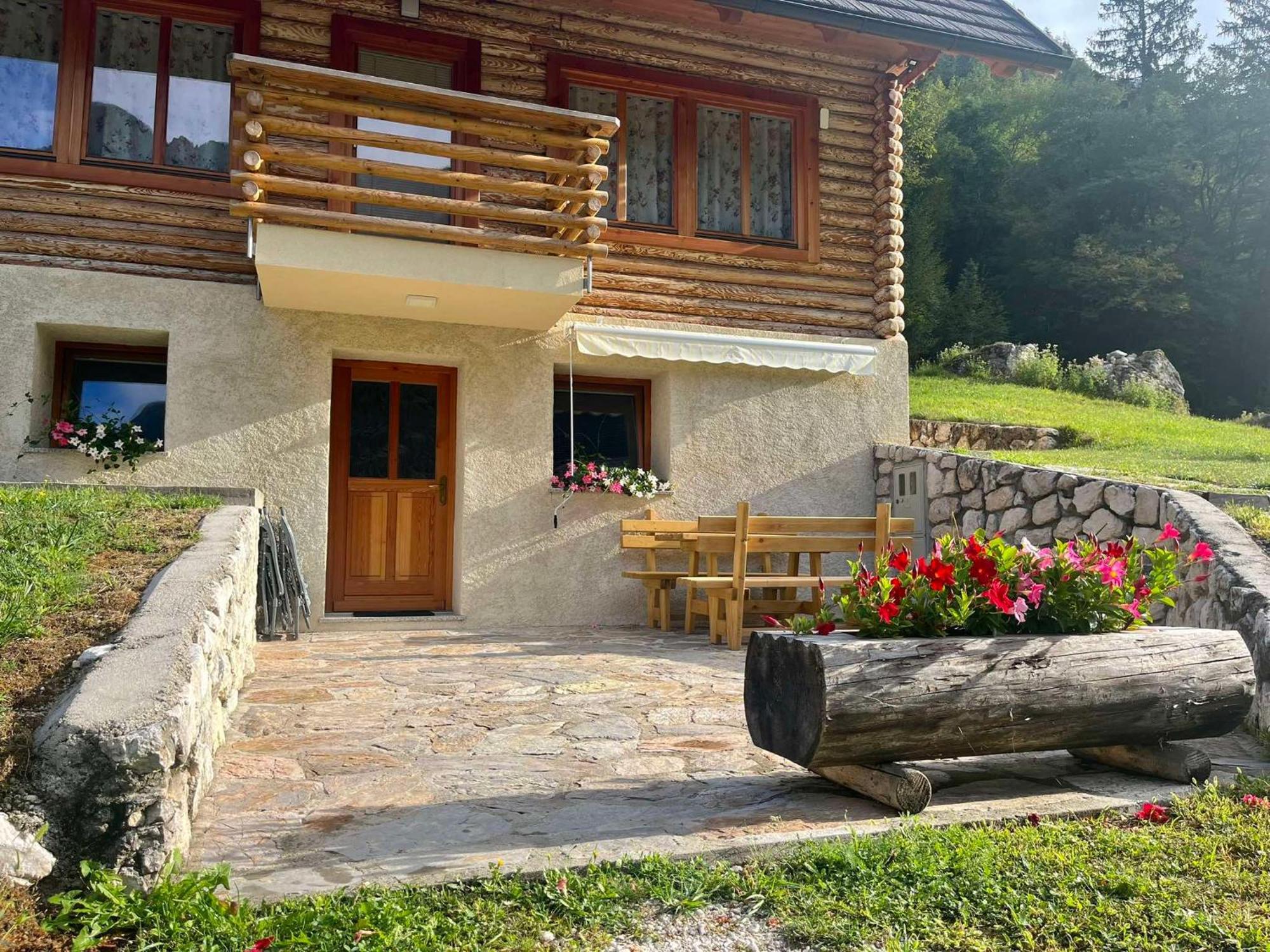 Apartments And Rooms Kravanja Trenta Exterior foto